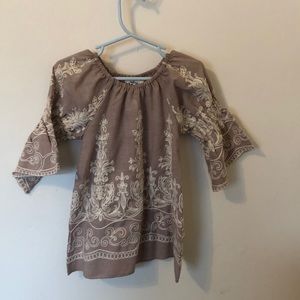 Girls embroidered tunic